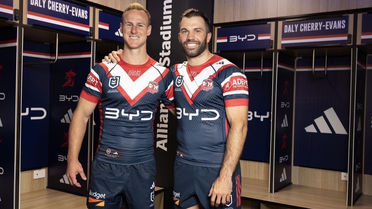 (L-R) Daly Cherry-Evans and James Tedesco.