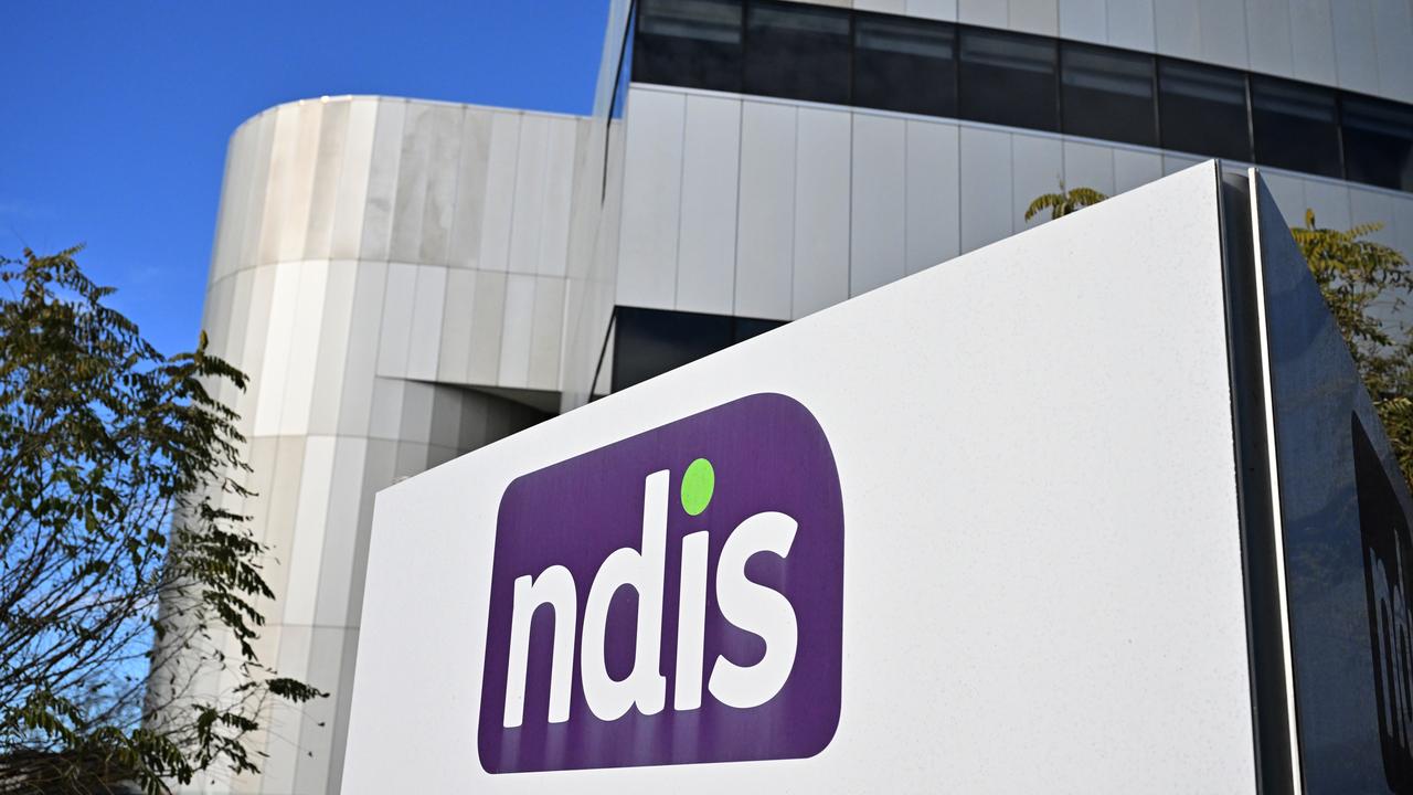 NDIS headquarters signage (file)