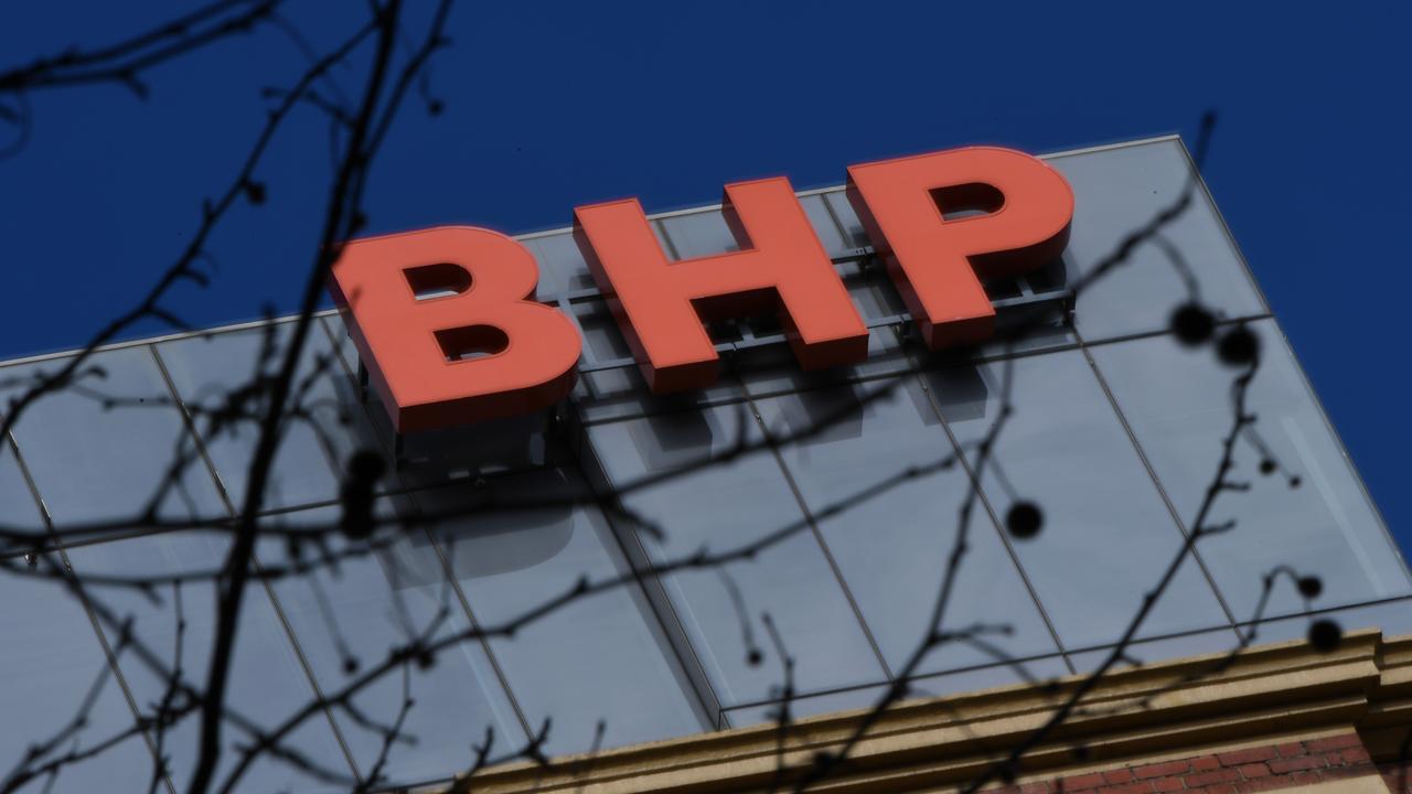 Signage for BHP (file image)