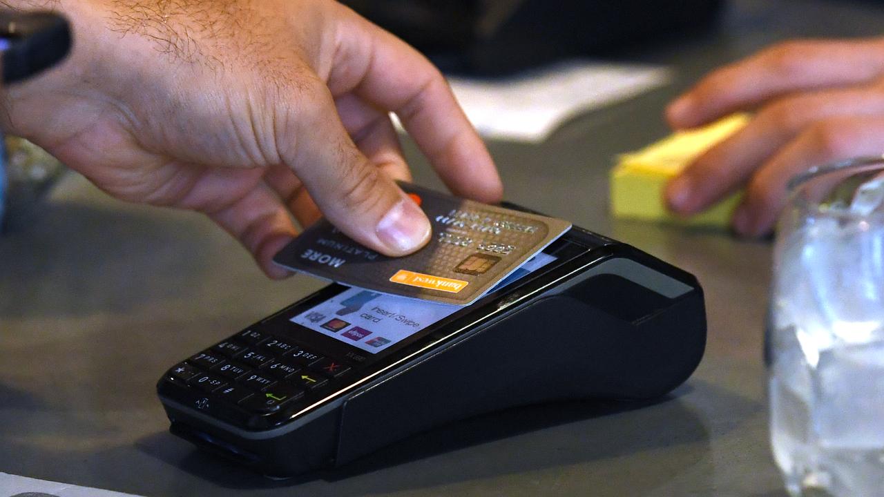 A credit card payment (file image)