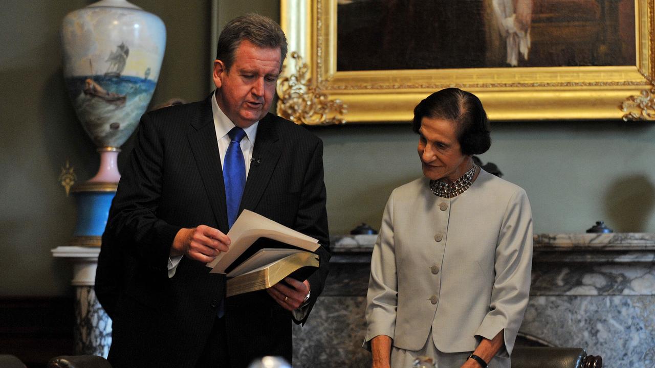 Barry O'Farrell and Marie Bashir in 2011
