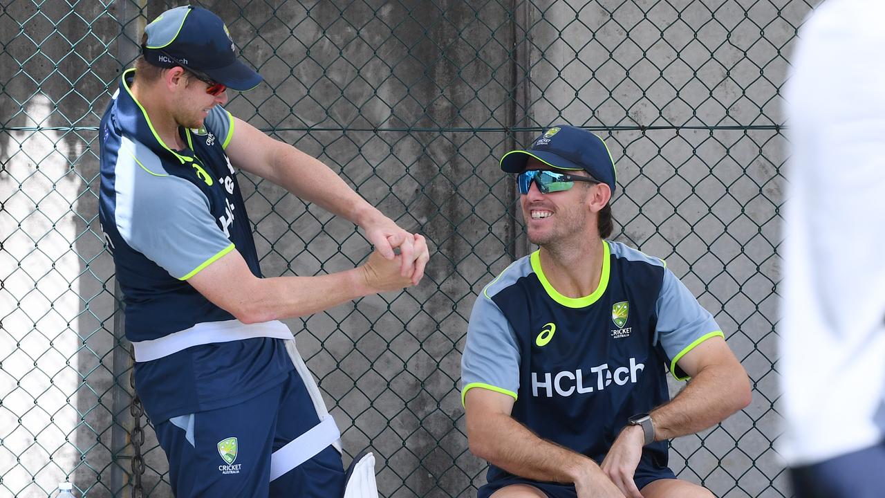 Steve Smith and Mitchell Marsh.