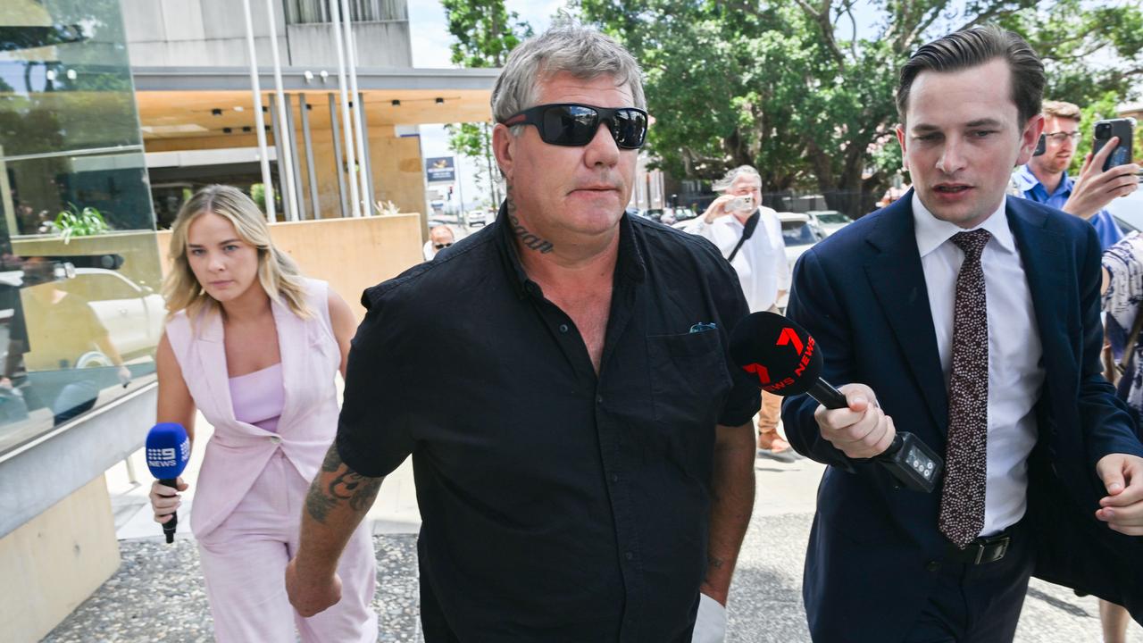 Brian Allan Smith leaves court