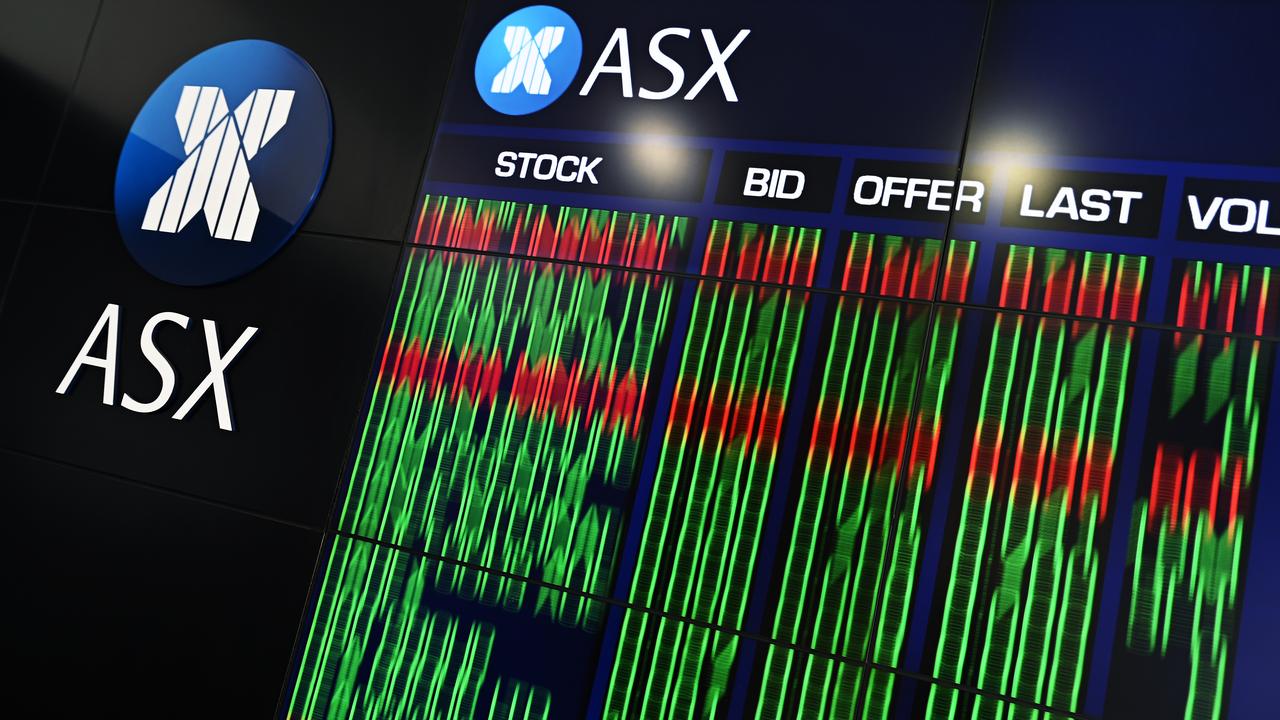 An ASX indicator board (file image)