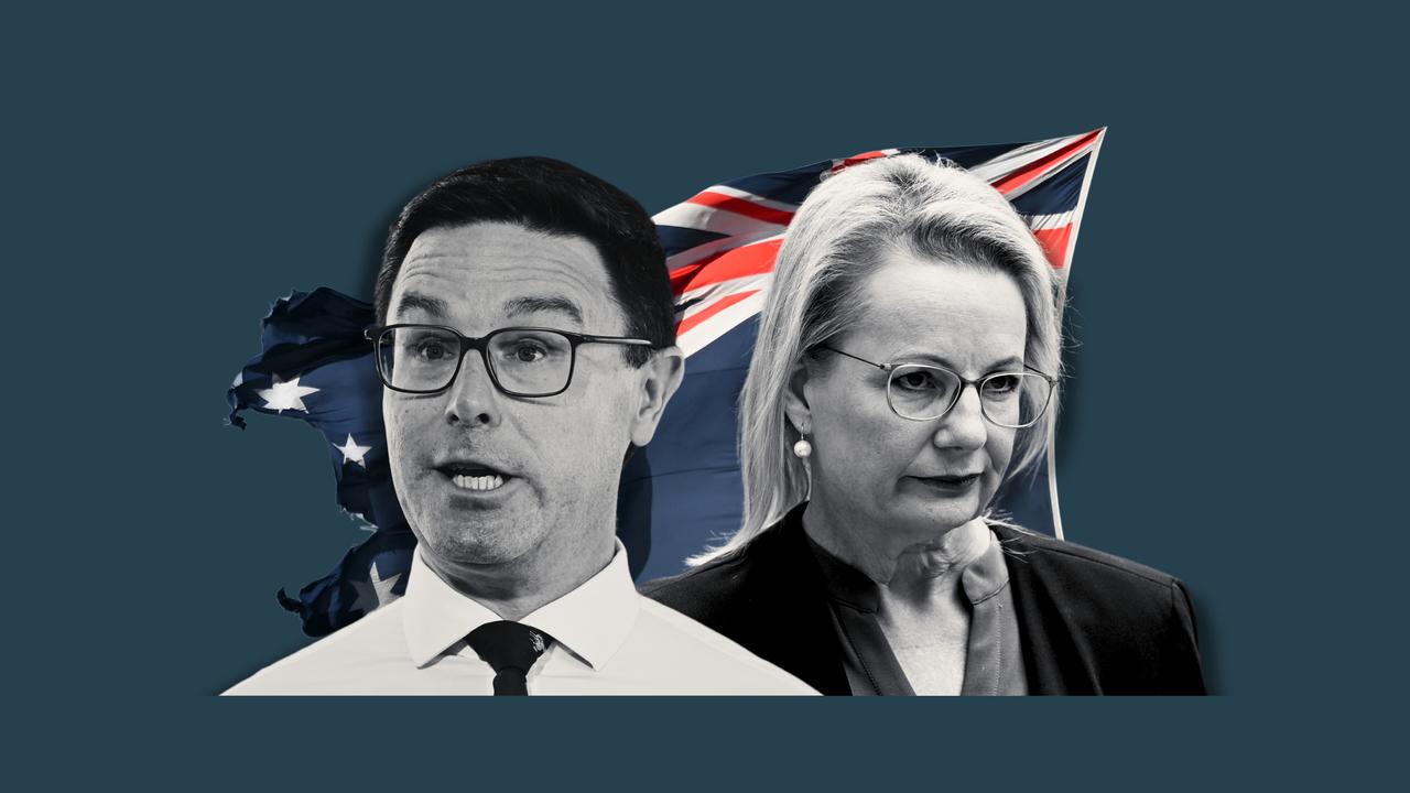 David Littleproud and Sussan Ley (file images)