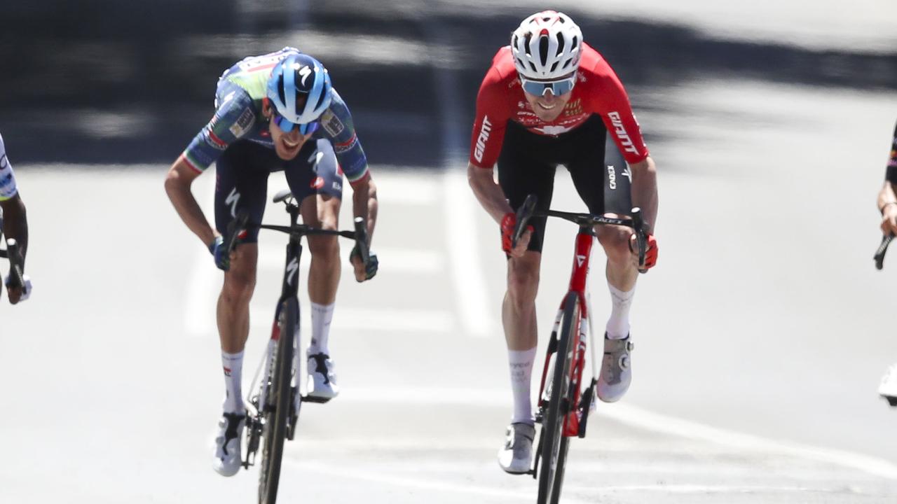 Switzerland's Mauro Schmid (right)