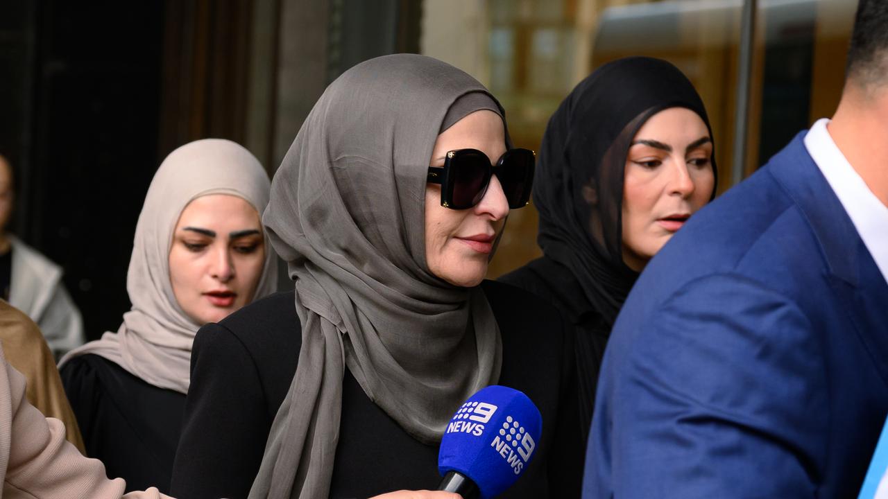 Zahra Rachid arrives at Downing Centre Local Court