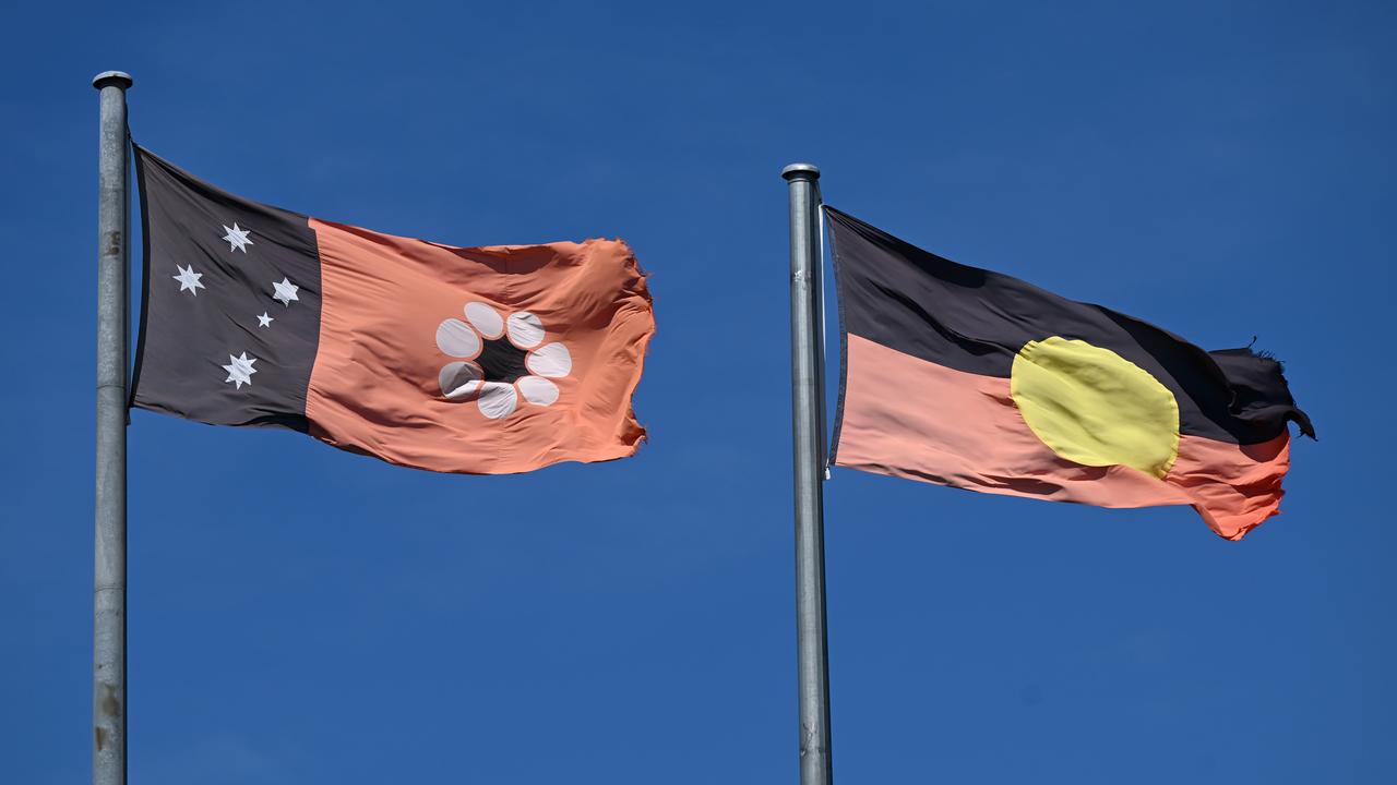 The NT and Aboriginal flags (file image)