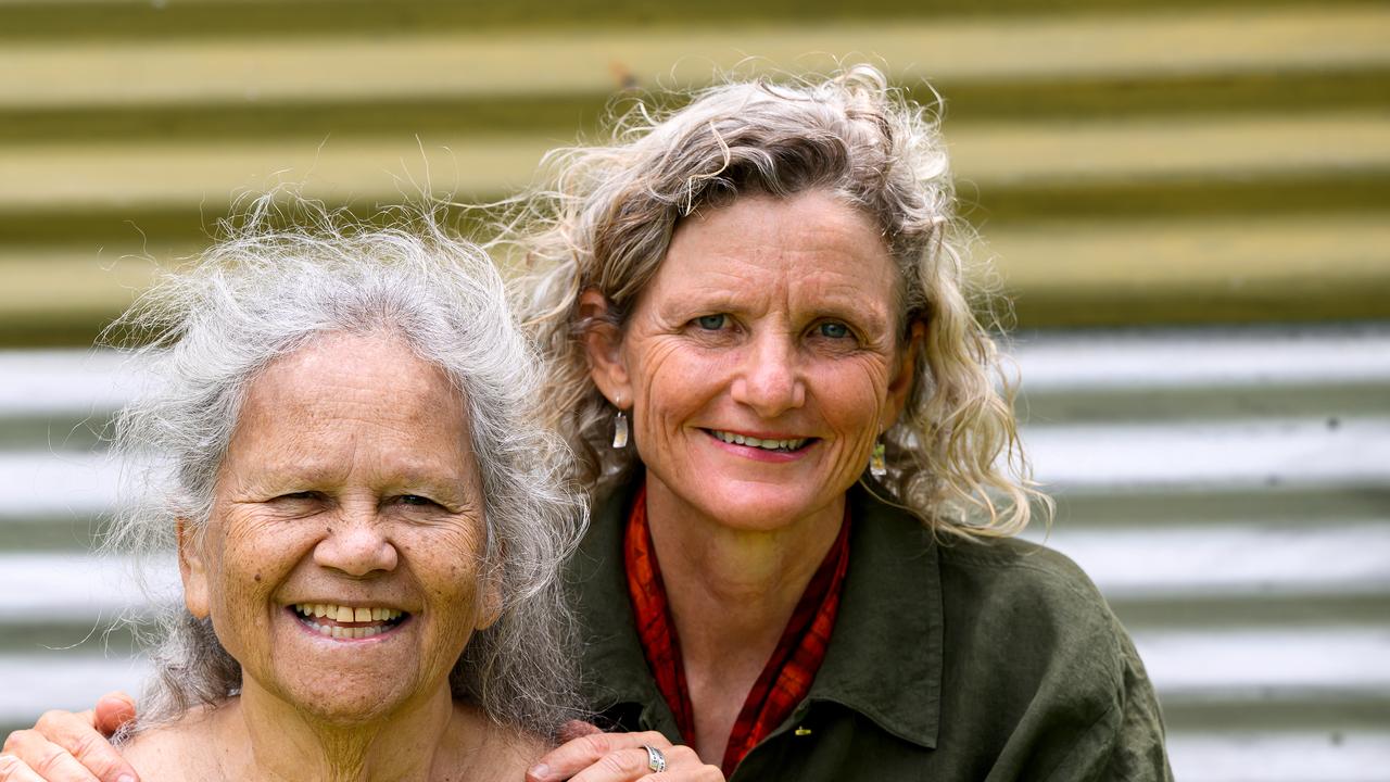 Aunty Munya Andrews (left), and Carla Rogers