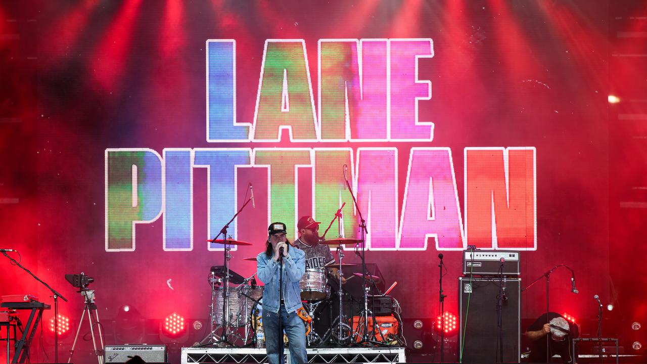 Lane Pittman on stage