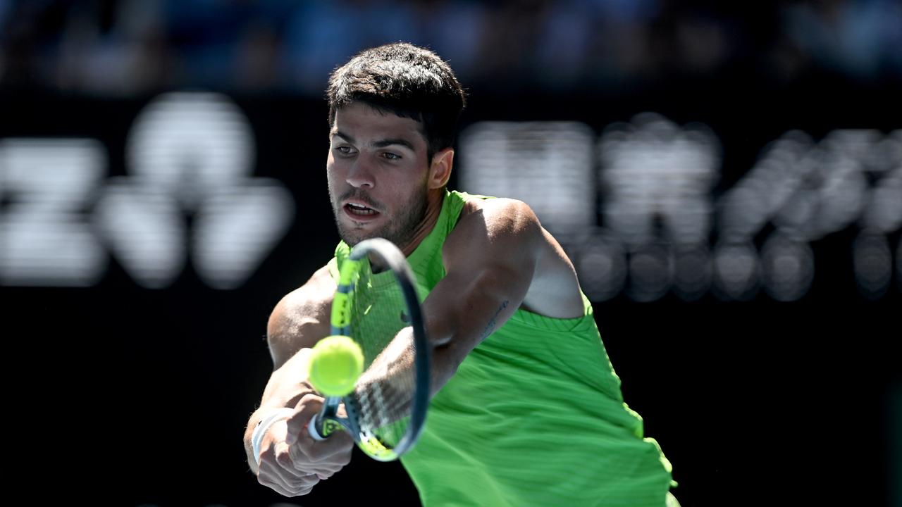 Six-time major winner Carlos Alcaraz