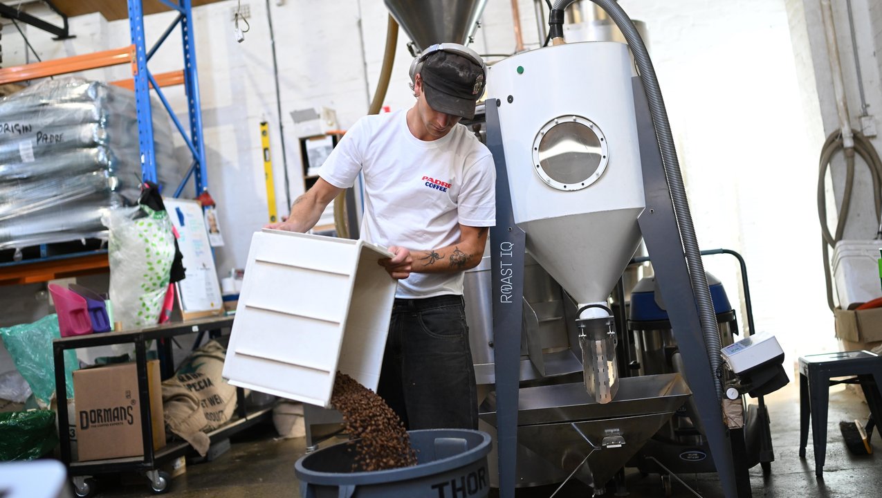 Roasted coffee beans (file)