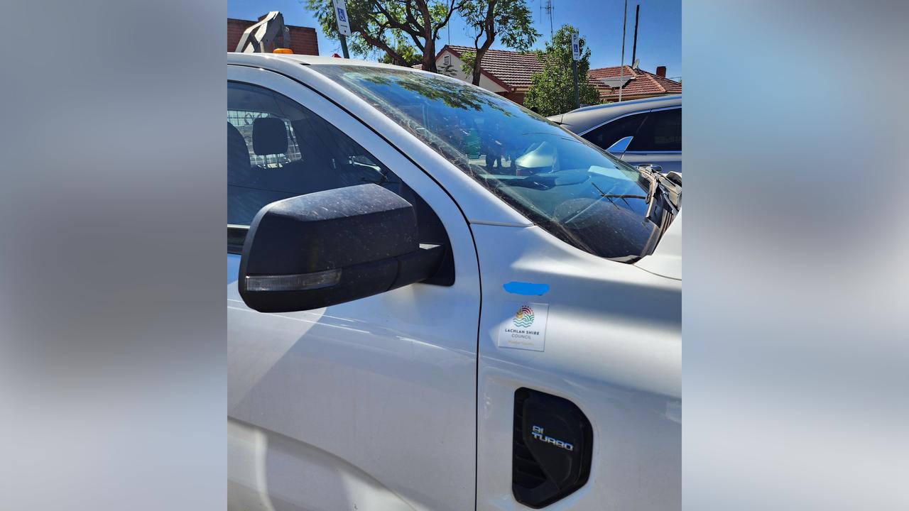 A council-marked Ford Ranger utility