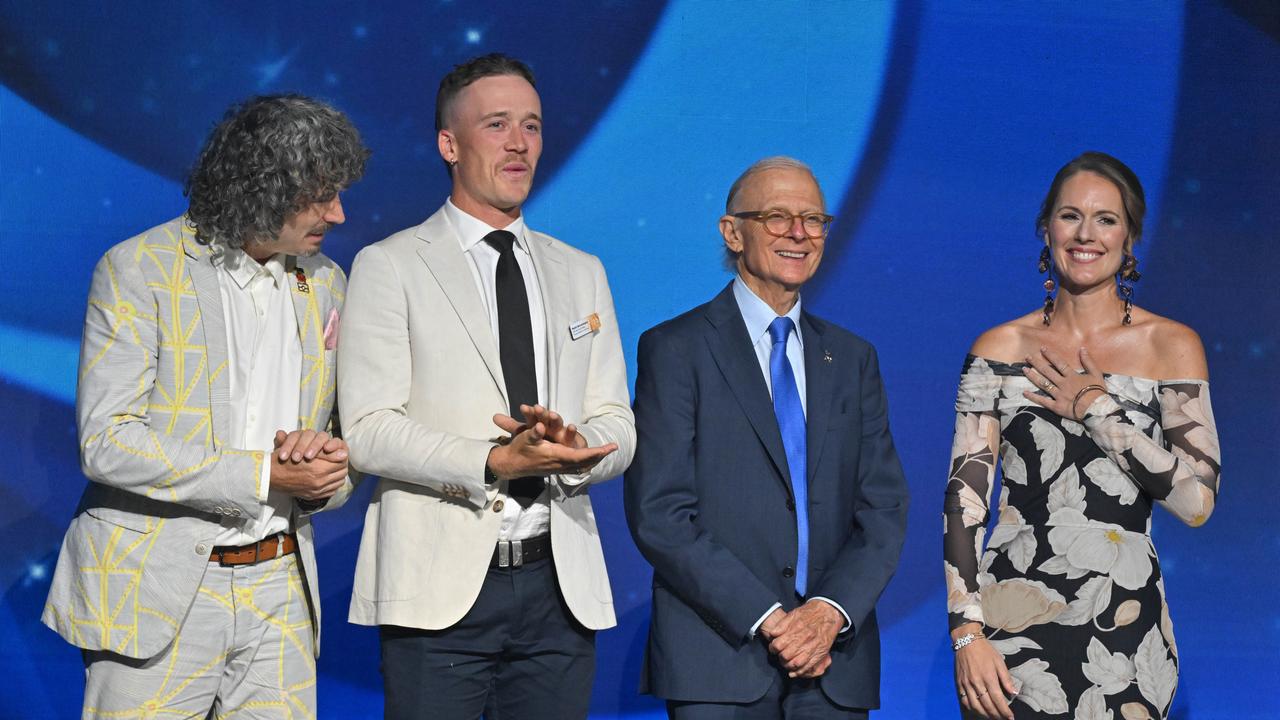 Ned Brockmann with other award winners.