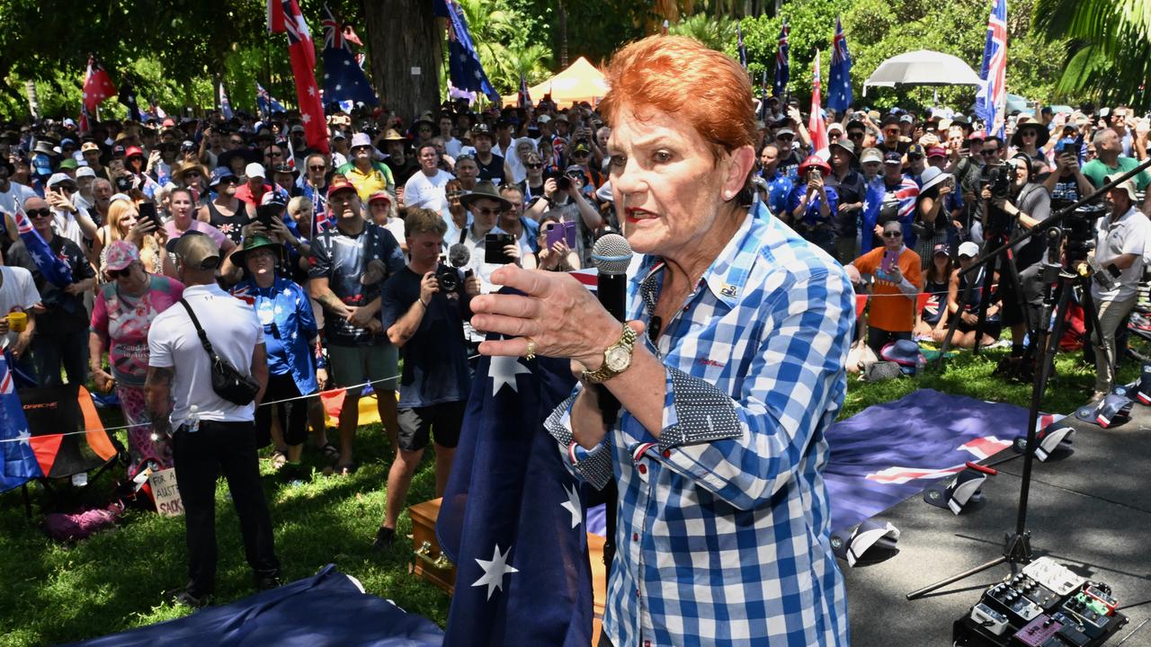 One Nation Leader Pauline Hanson