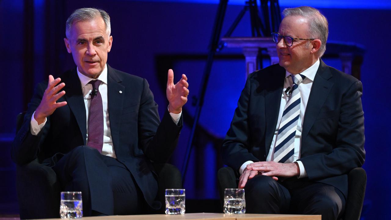Mark Carney and Anthony Albanese