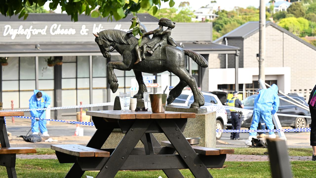 The fatal crash scene (file)