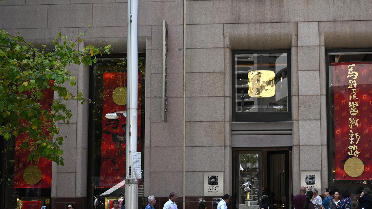 Gold investors outside ABC Bullion in Sydney.