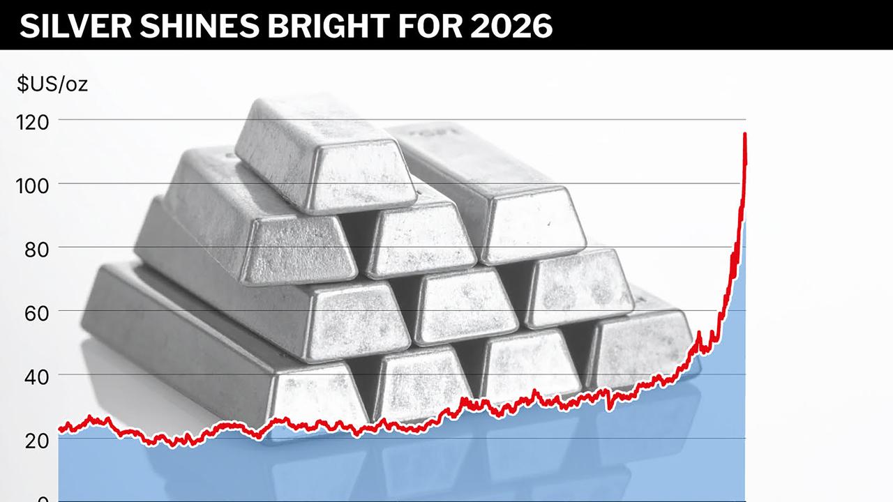 Graphic showing price of silver