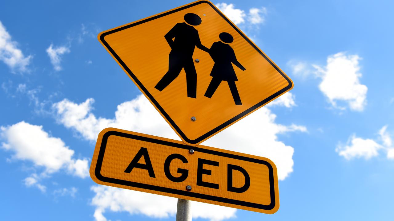 A sign outside an aged-care facility (file image)