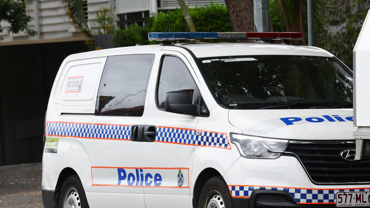 A Queensland police van