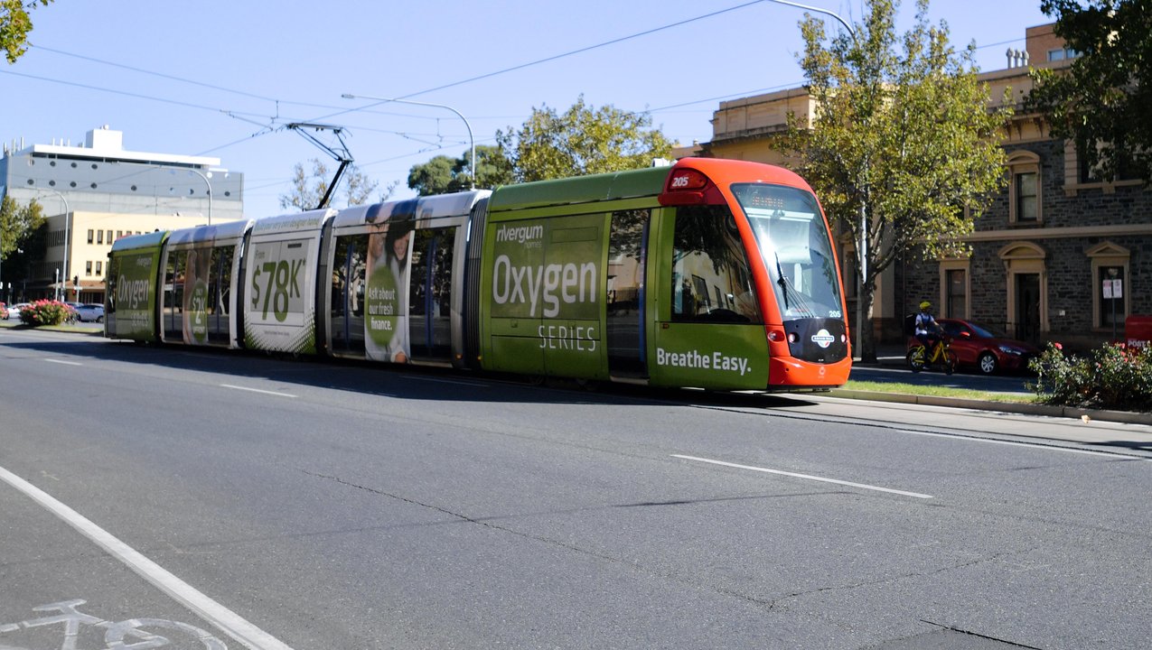 An Adelaide Metro Tram