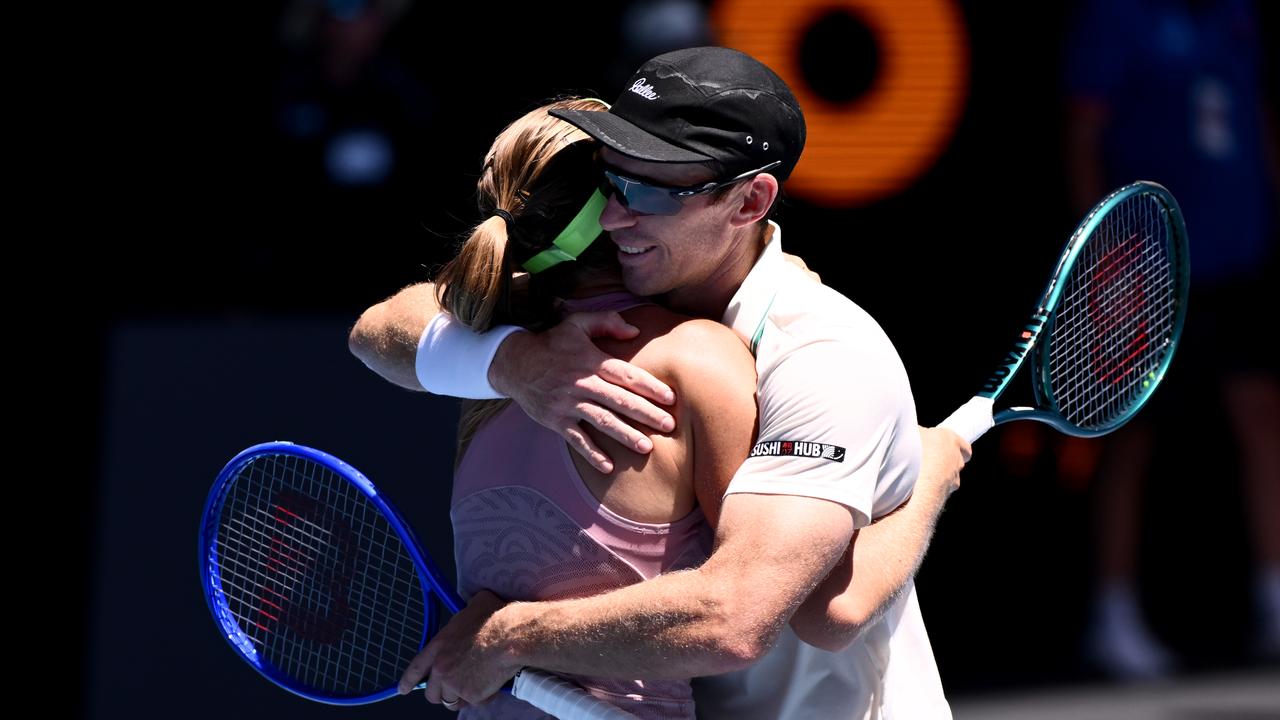 Olivia Gadecki and John Peers.