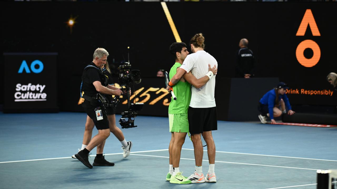 Carlos Alcaraz and Alexander Zverev.