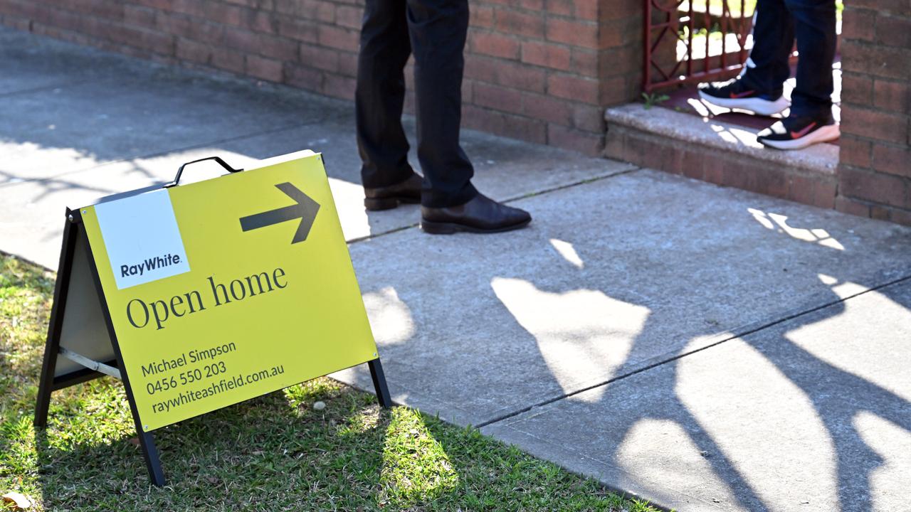 Buyers inspecting a house