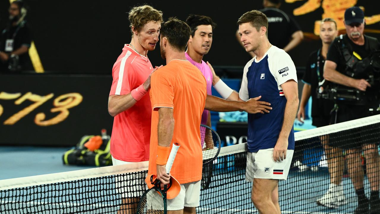 Marc Polmans and Jason Kubler  Christian Harrison and Neal Skupski.