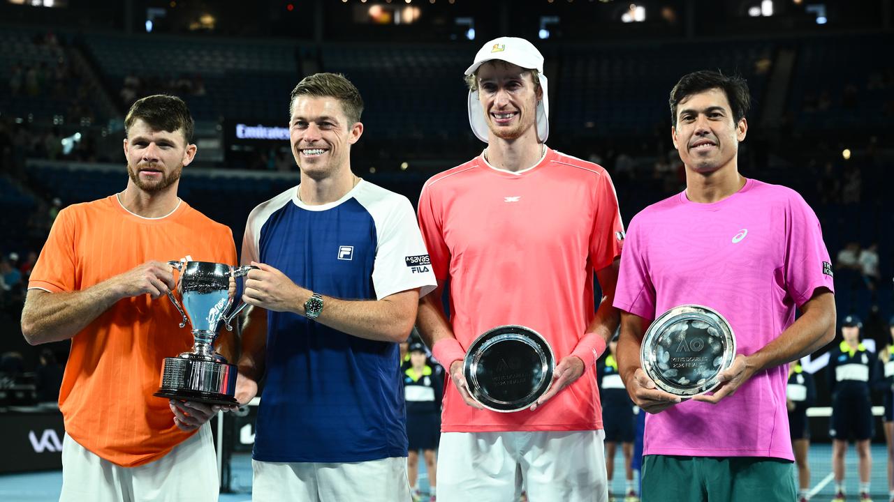 Christian Harrison, Neal Skupski, Marc Polmans and Jason Kubler