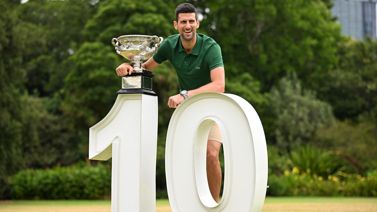 It was a perfect 10 for Novak Djokovic.