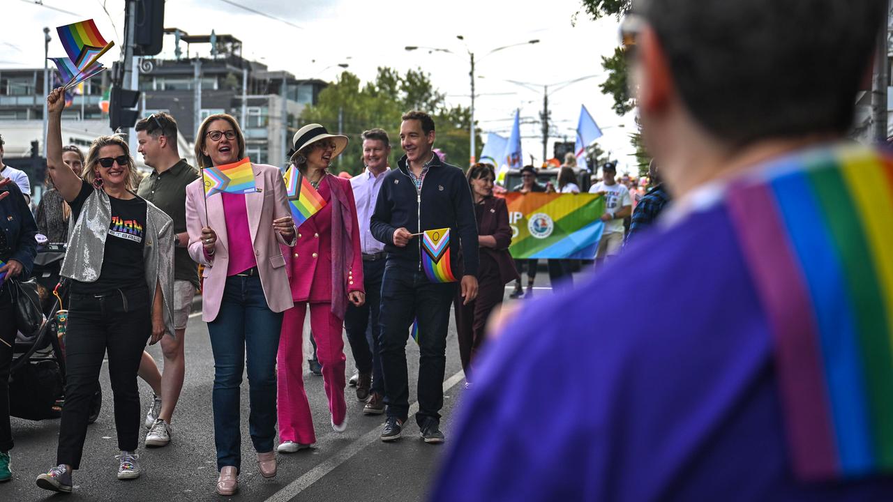 Jacinta Allan at Midsumma Pride March