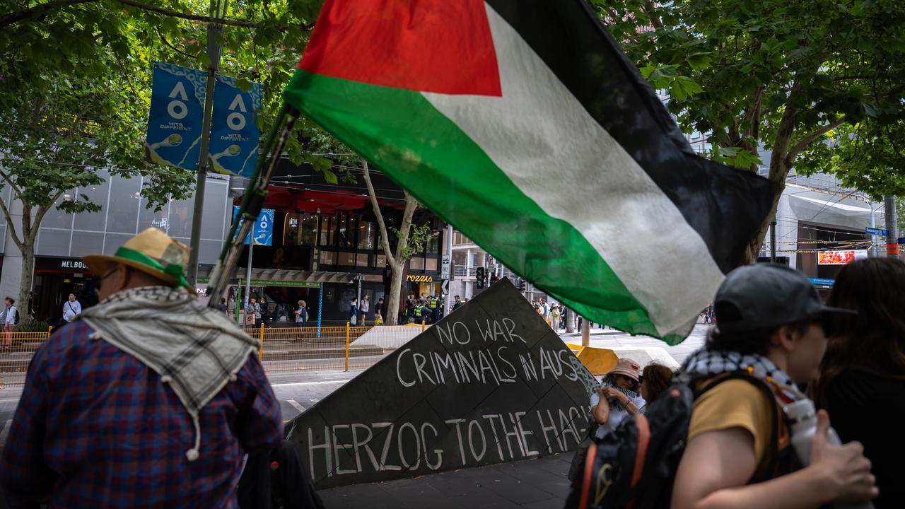 A Free Palestine rally in Melbourne (file image)