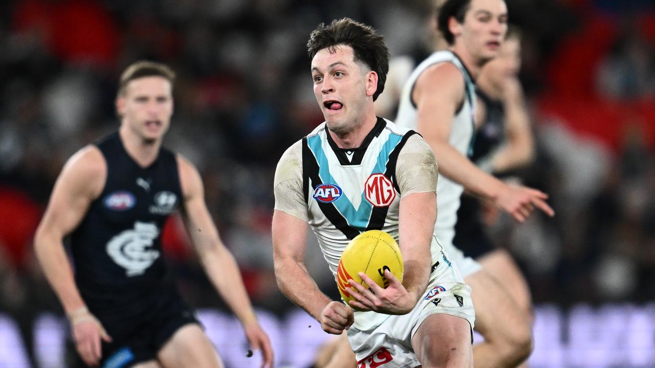 Port Adelaide midfielder Zak Butters