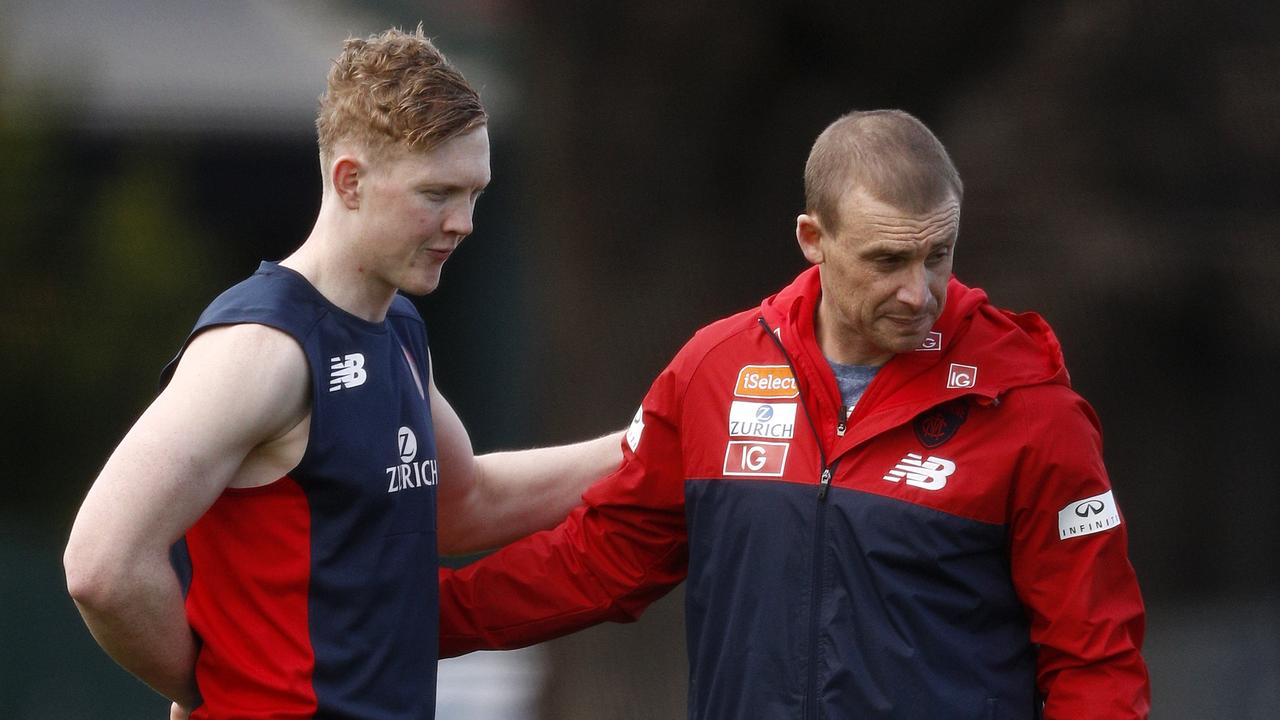 Clayton Oliver (left)