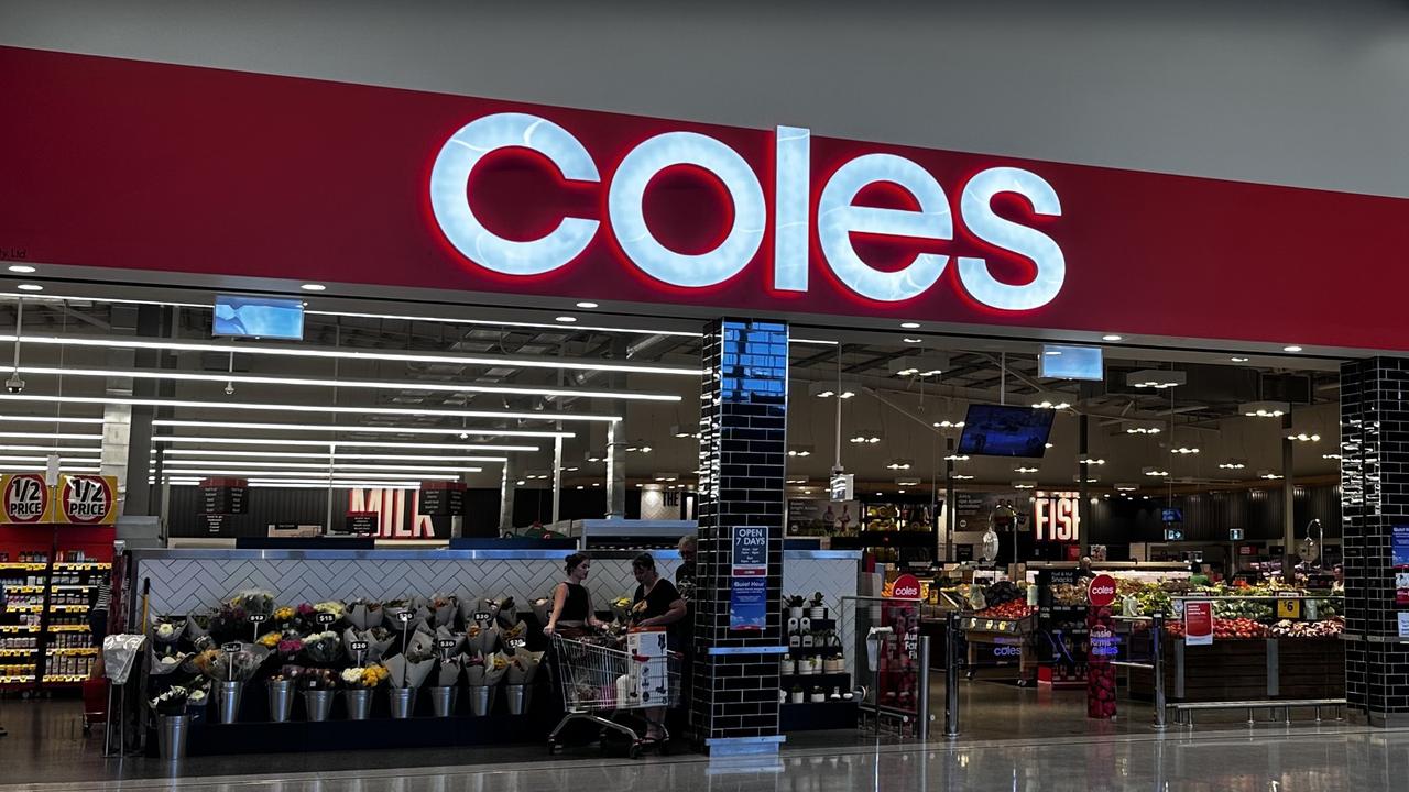 Coles signage (file)