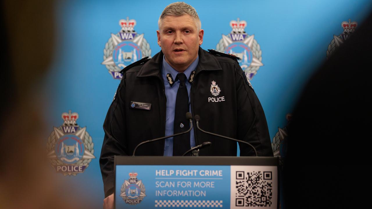 WA Police Commissioner Col Blanch