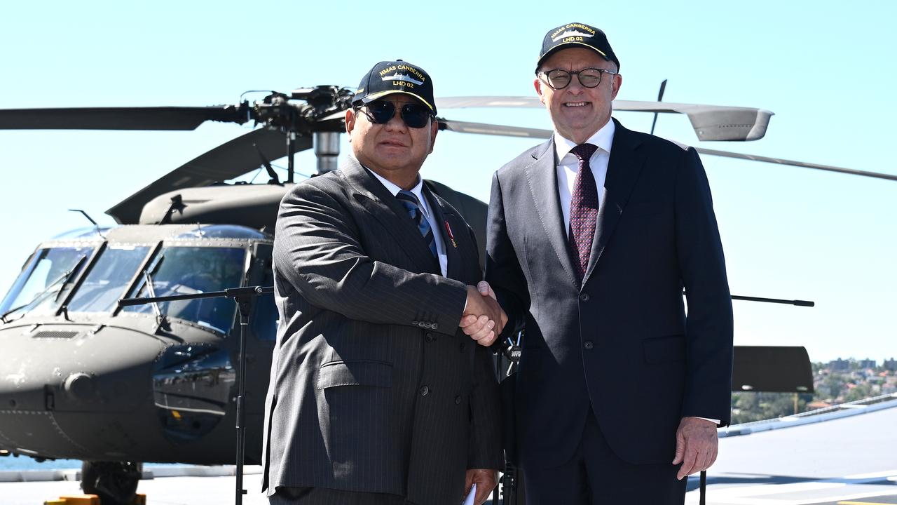 Anthony Albanese and Prabowo Subianto