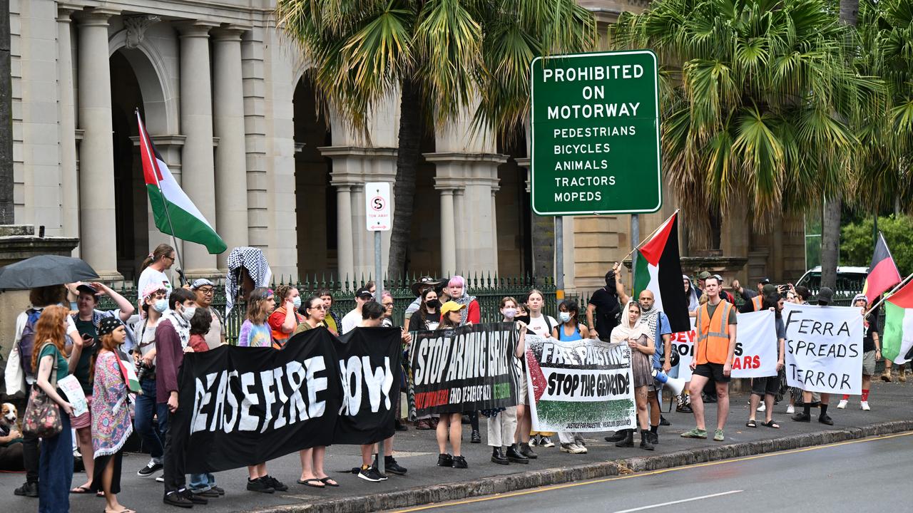 PRO PALESTINE PROTEST BRISBANE