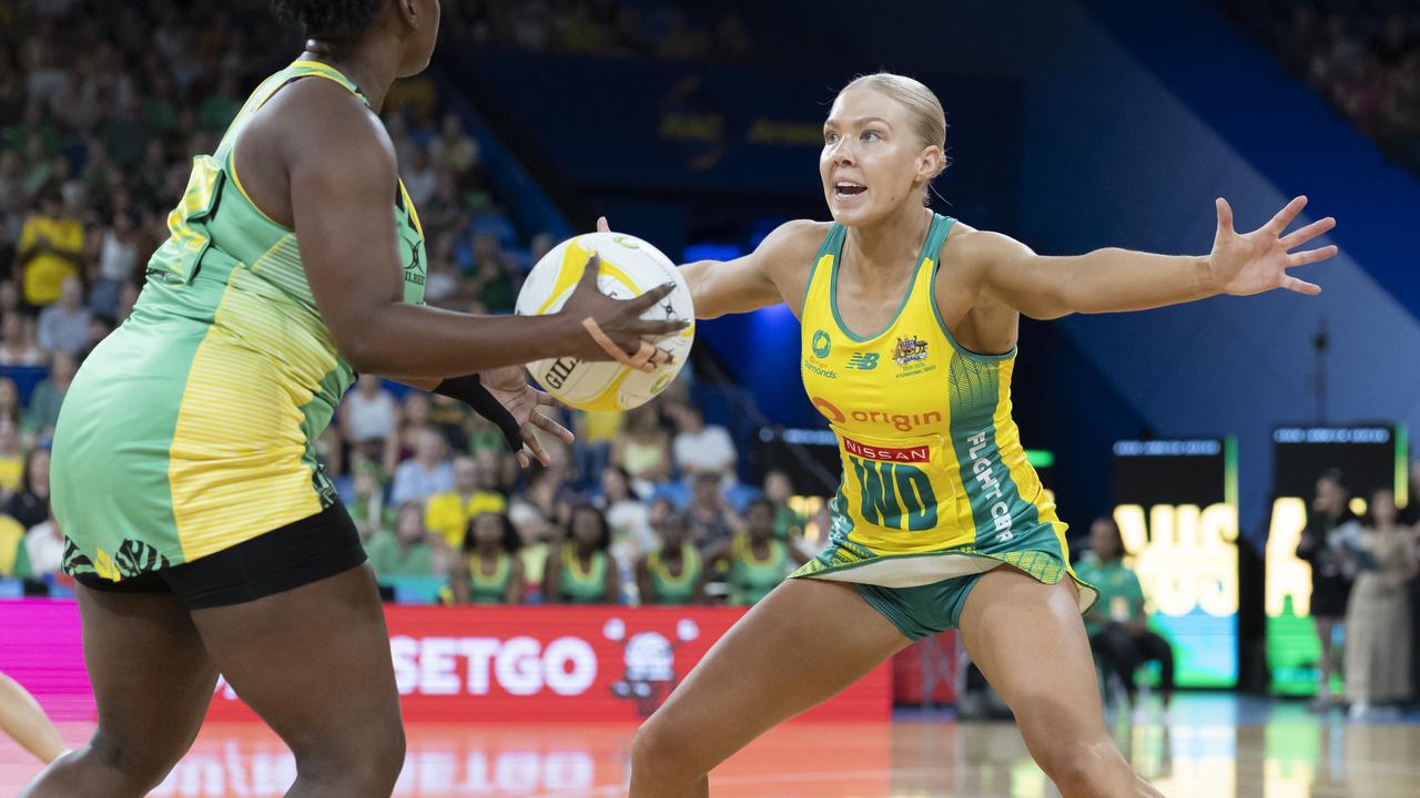 Kate Moloney celebrated her 50th game for the Diamonds.