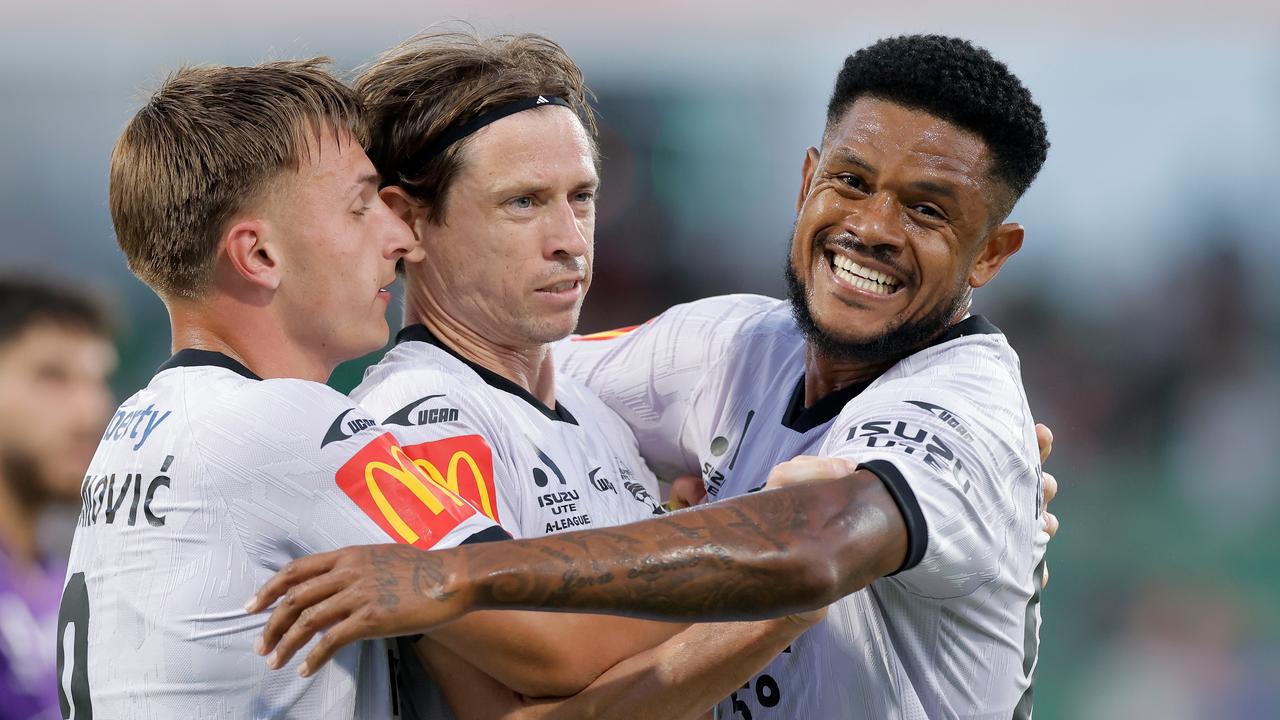 Craig Goowin has scored three goals for Adelaide United this season.