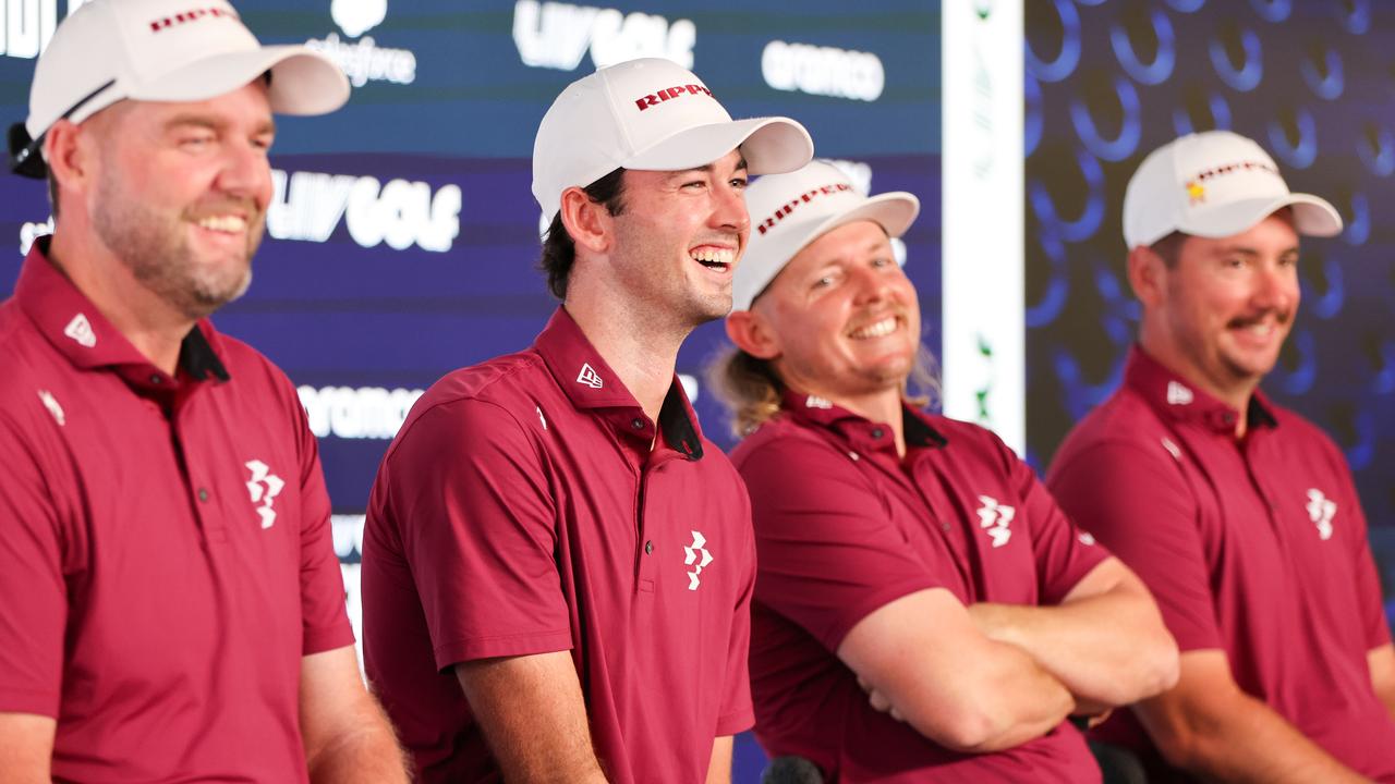 Elvis Smylie (second left) and Ripper GC teammates