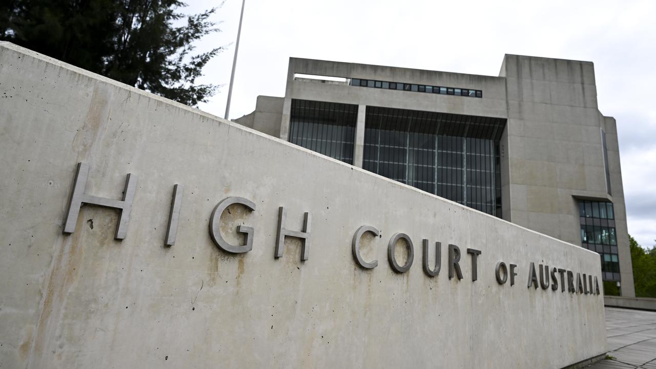 The High Court of Australia in Canberra (file image)