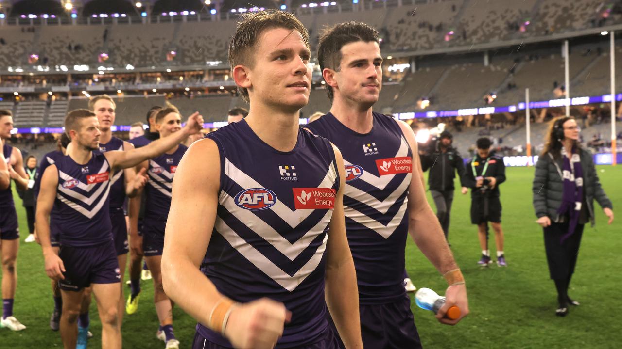 Caleb Serong and Andrew Brayshaw