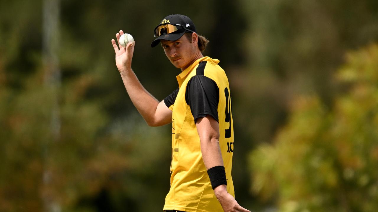 Western Australia's Bryce Jackson picked up four Tasmanian wickets.