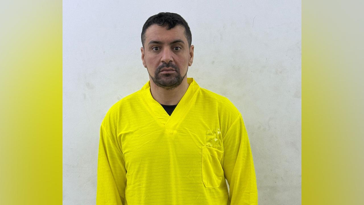 An image from Iraqi authorities of Kazem Hamad in custody