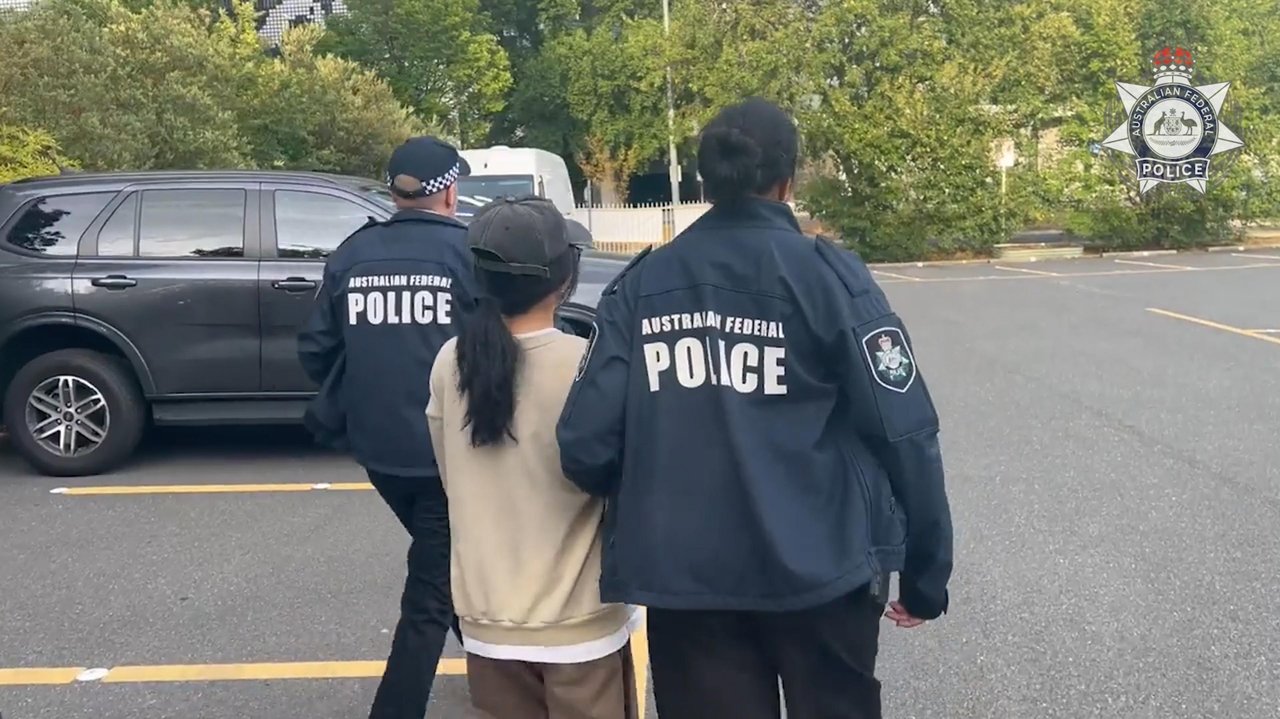 Woman arrested by Australian Federal Police
