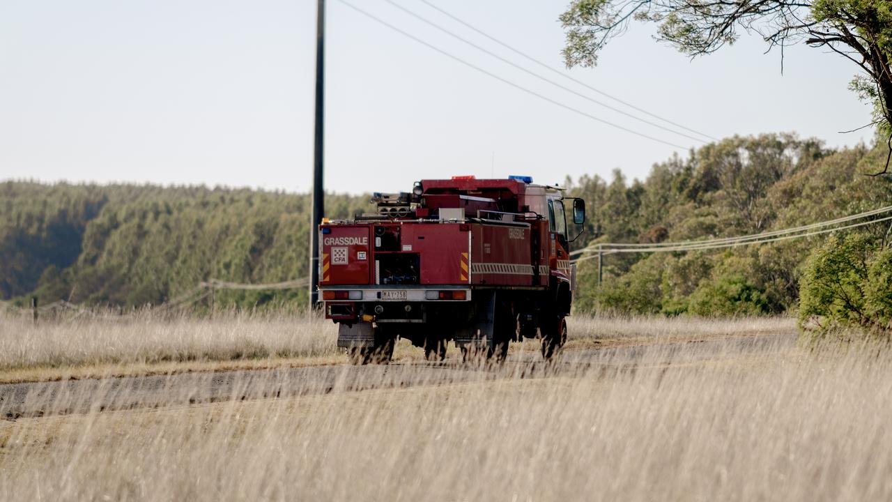 A fire truck in rural Victoria (file image)