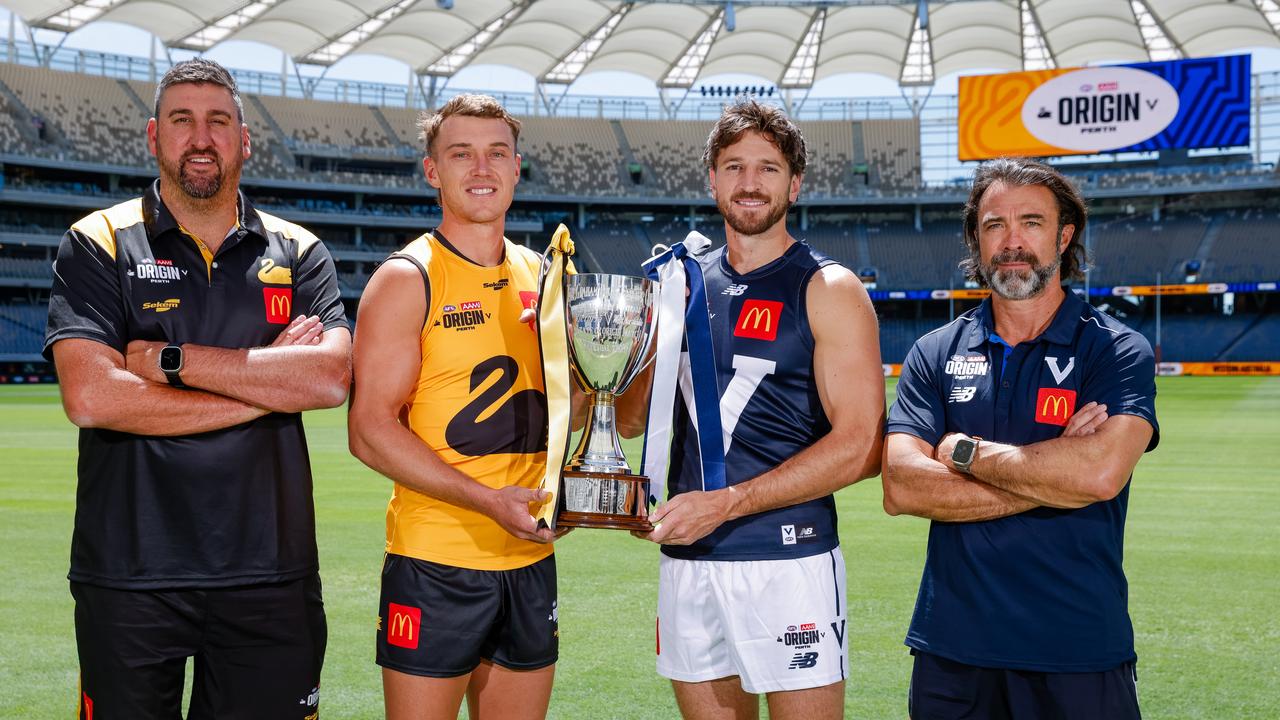Dean Cox, Patrick Cripps, Marcus Bontempelli and Chris Scott.